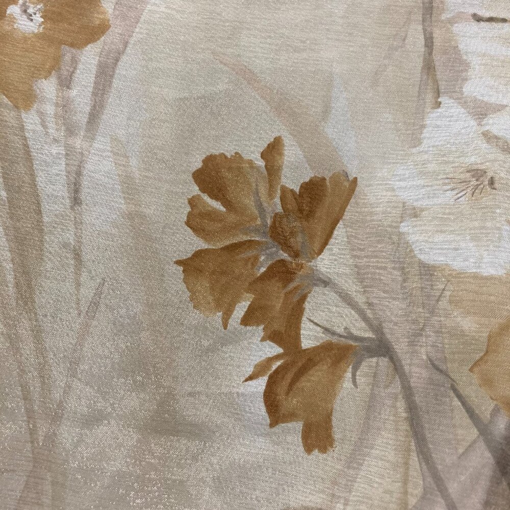 Vintage Y2K BETSY's THINGs Button Down Crop Shirt Top Sheer Floral 14 - Picture 11 of 11